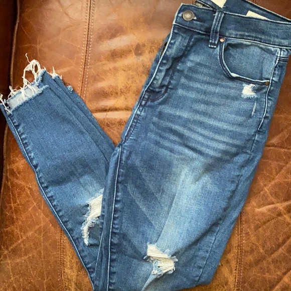PacSun Denim - PACSun Blue Jeans shredded petite 26S